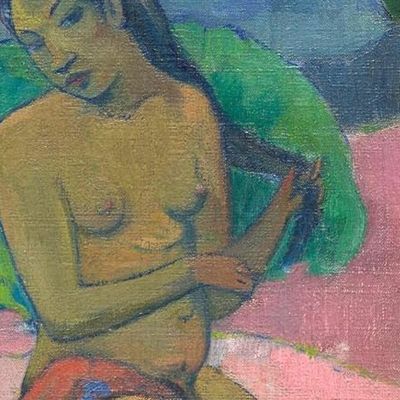 Giorno Del Dio Mahana No Atua Paul Gauguin pgg20 quadro stampa su tela