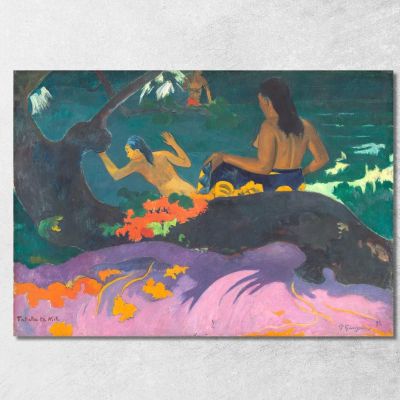 Meat By The Sea Si Trova Nelle Vicinanze Paul Gauguin pgg25 quadro stampa su tela