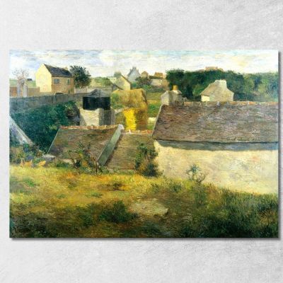 Case A Vaugirard Paul Gauguin pgg32 quadro stampa su tela