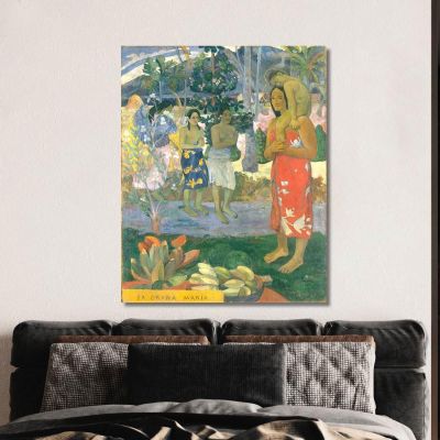 È L'Ave Maria Di Orana Maria Paul Gauguin pgg34 quadro stampa su tela