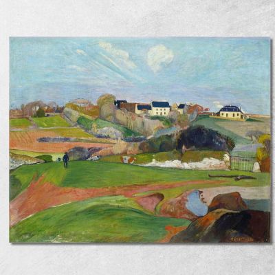 Paesaggio A Le Pouldu Paul Gauguin pgg42 quadro stampa su tela