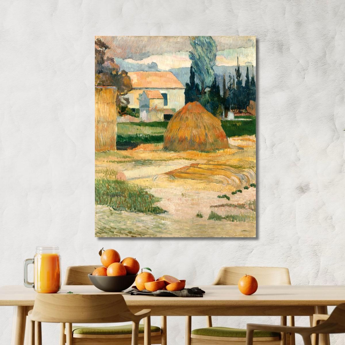 Paesaggio Vicino Ad Arles Paul Gauguin pgg47 quadro stampa su tela