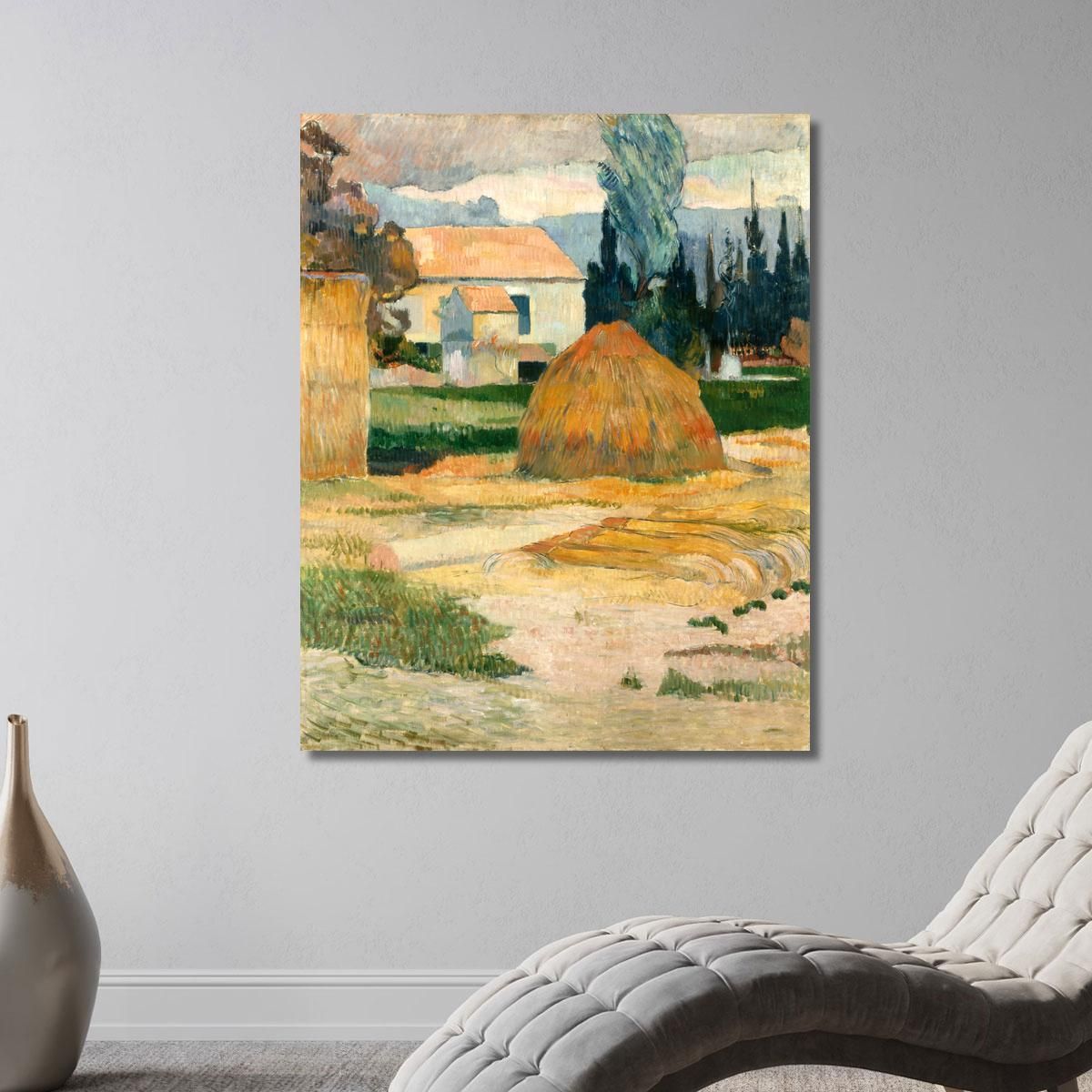 Paesaggio Vicino Ad Arles Paul Gauguin pgg47 quadro stampa su tela