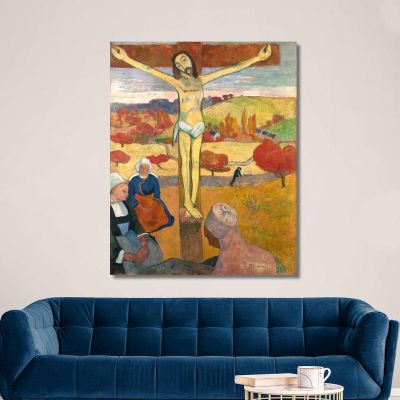 Le Christ Jaune Il Cristo Giallo Paul Gauguin pgg54 quadro stampa su tela