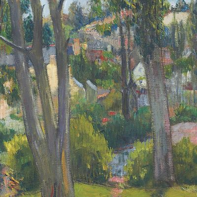 Tacchini Di Pont-Aven Paul Gauguin pgg55 quadro stampa su tela