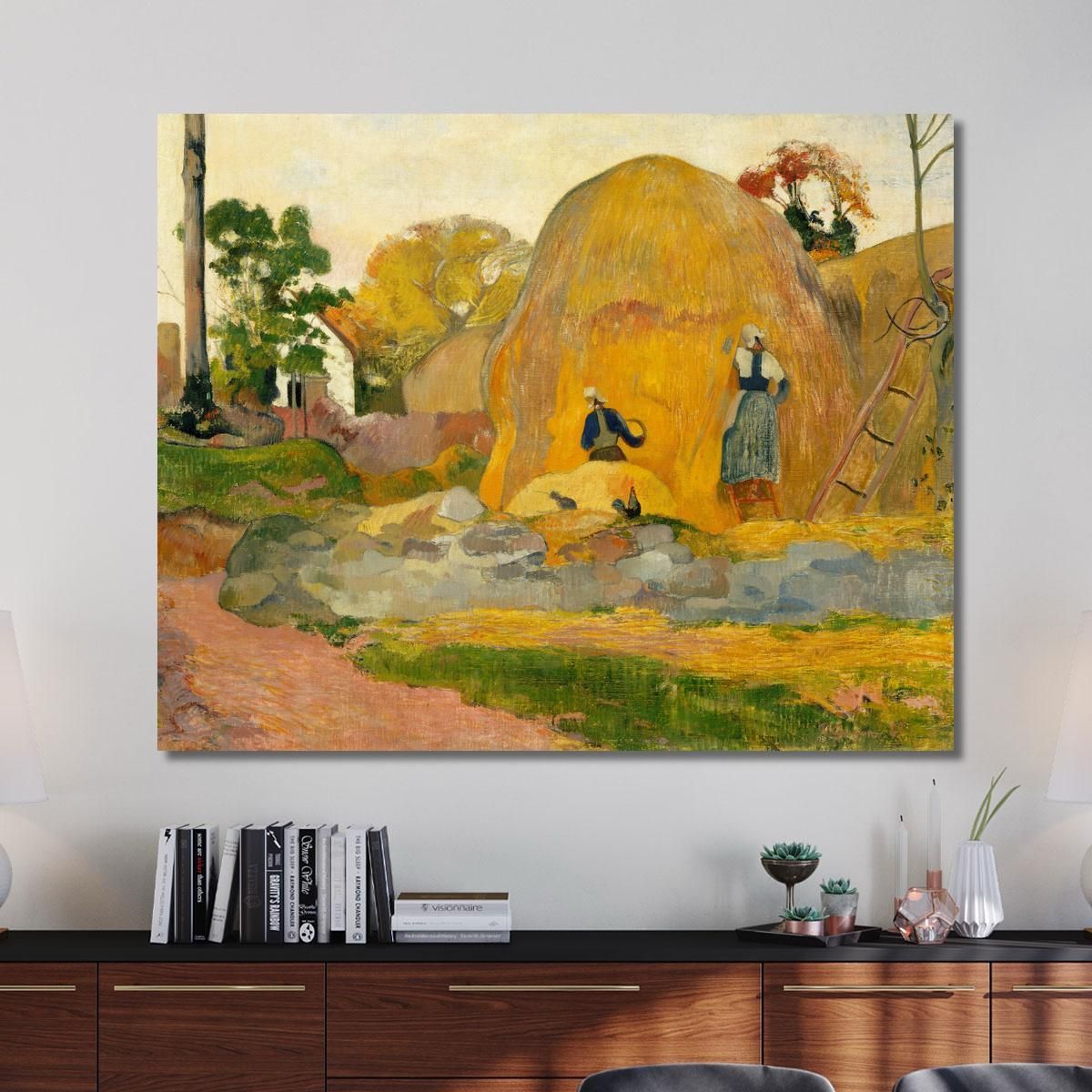 I Faraglioni Gialli O La Vendemmia Bionda Paul Gauguin pgg56 quadro stampa su tela