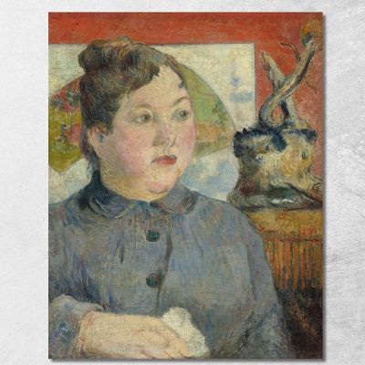 La Signora Alexandre Kohler Paul Gauguin pgg59 quadro stampa su tela