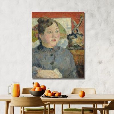 La Signora Alexandre Kohler Paul Gauguin pgg59 quadro stampa su tela