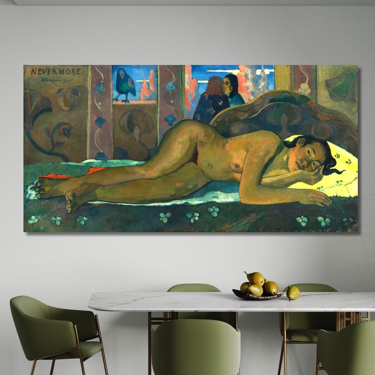 Mai Più Paul Gauguin pgg70 quadro stampa su tela