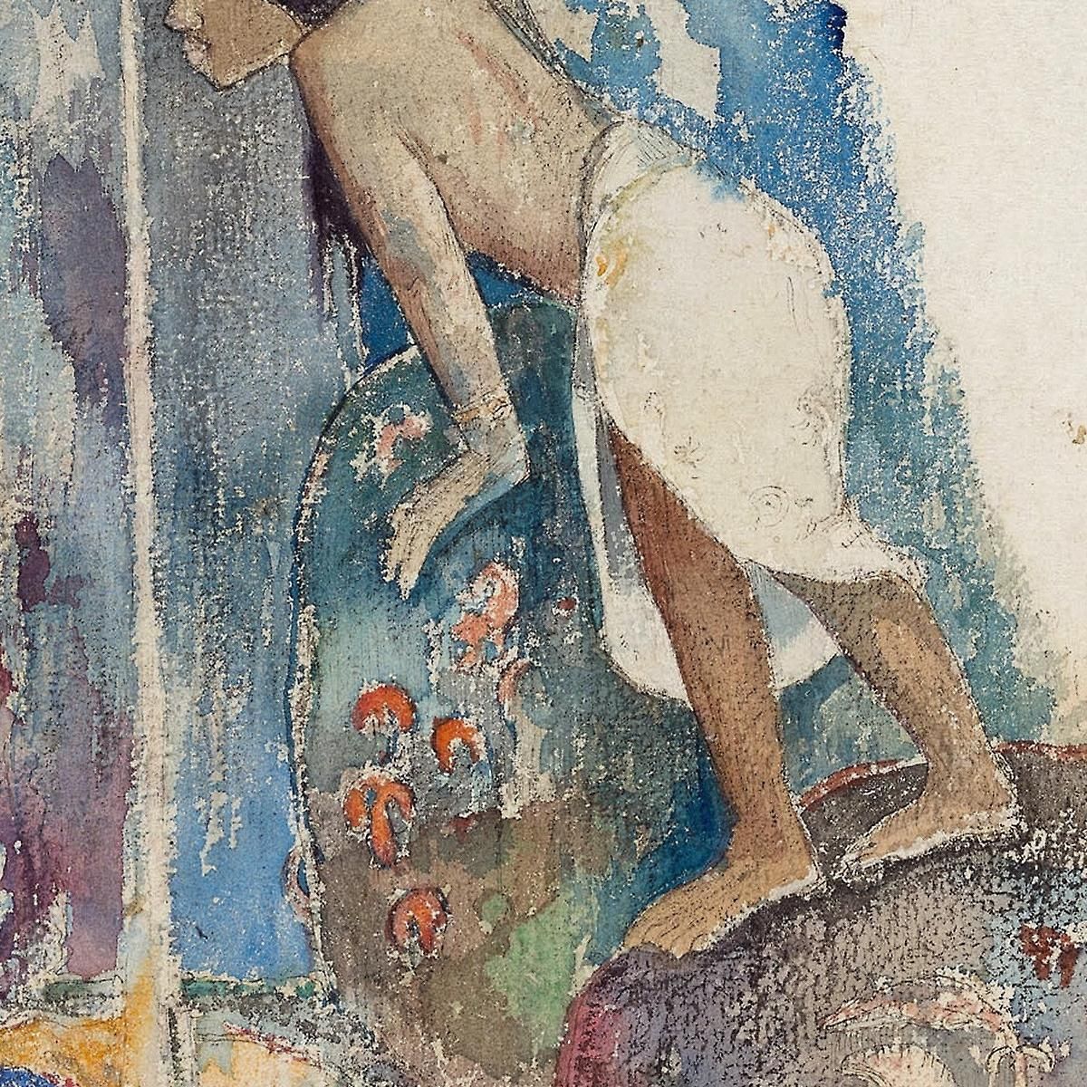 Papà Moe Paul Gauguin pgg73 quadro stampa su tela