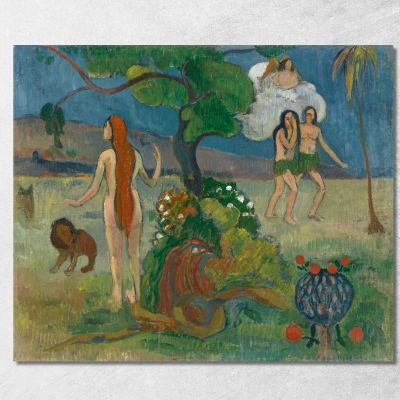 Paradiso Perduto Paul Gauguin pgg74 quadro stampa su tela