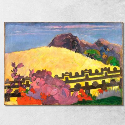 Il Cortile È In Ottone Paul Gauguin pgg75 quadro stampa su tela