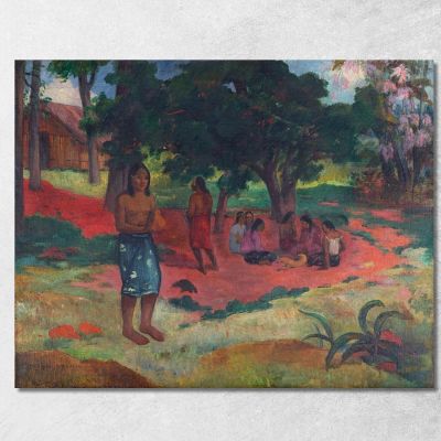 Parola Parola Parole Sussurrate Paul Gauguin pgg78 quadro stampa su tela