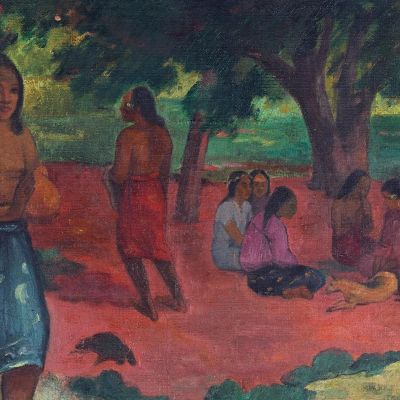 Parola Parola Parole Sussurrate Paul Gauguin pgg78 quadro stampa su tela