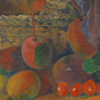 Natura Morta Con Cesto E Frutta Paul Gauguin pgg99 quadro stampa su tela