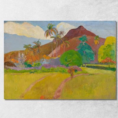 Paesaggio Tahitiano 2 Paul Gauguin pgg112 quadro stampa su tela