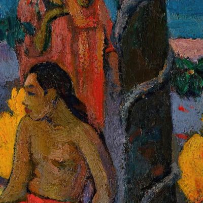 Te Arii Vahine La Donna Mango Ii Paul Gauguin pgg117 quadro stampa su tela