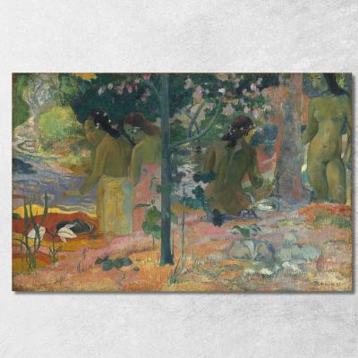 I Bagnanti Paul Gauguin pgg123 quadro stampa su tela