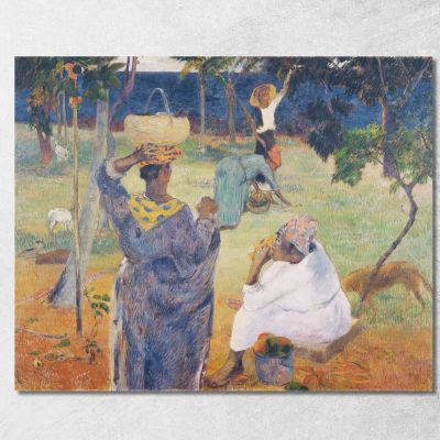 Gli Alberi Di Mango Martinica Paul Gauguin pgg133 quadro stampa su tela