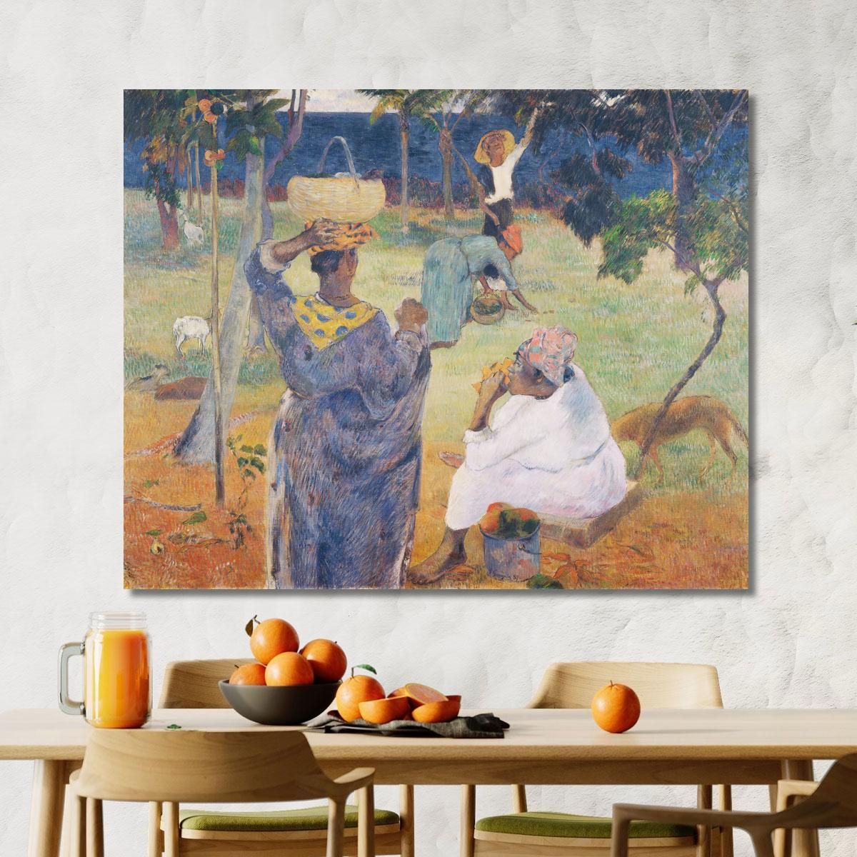 Gli Alberi Di Mango Martinica Paul Gauguin pgg133 quadro stampa su tela