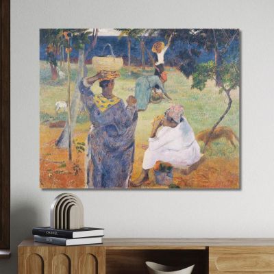 Gli Alberi Di Mango Martinica Paul Gauguin pgg133 quadro stampa su tela