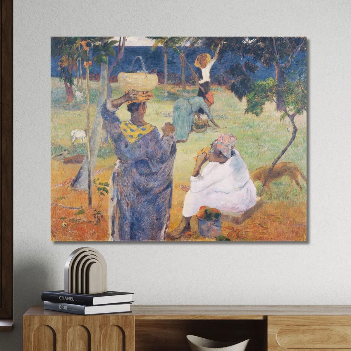 Gli Alberi Di Mango Martinica Paul Gauguin pgg133 quadro stampa su tela