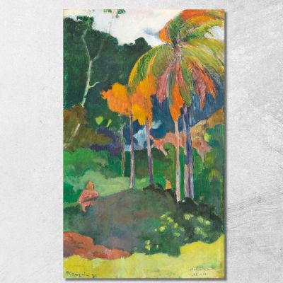 Il Momento Della Verità Mahana Ma--A Paul Gauguin pgg135 quadro stampa su tela