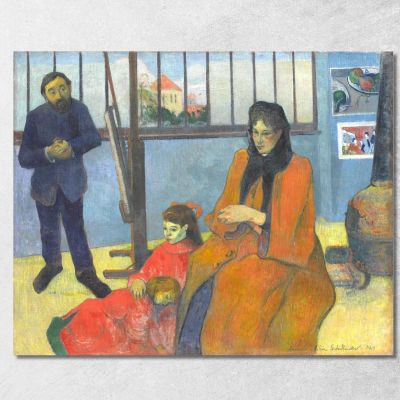 La Famiglia Schuffenecker Paul Gauguin pgg138 quadro stampa su tela