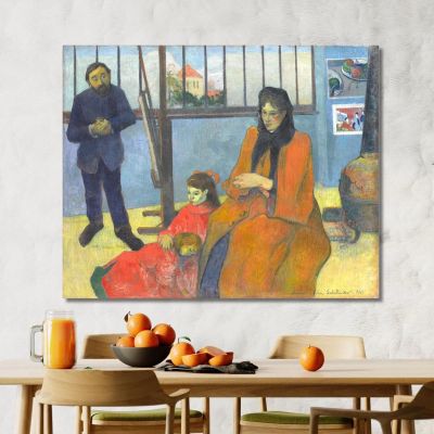 La Famiglia Schuffenecker Paul Gauguin pgg138 quadro stampa su tela