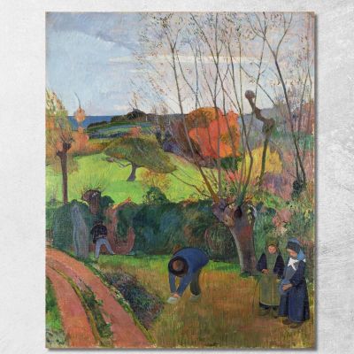 Il Salice Le Saule Paul Gauguin pgg145 quadro stampa su tela