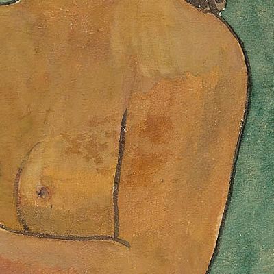 Due Donne Tahitiane In Un Paesaggio Paul Gauguin pgg149 quadro stampa su tela