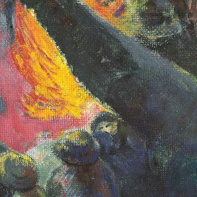 Upa Upa La Danza Del Fuoco Paul Gauguin pgg152 quadro stampa su tela