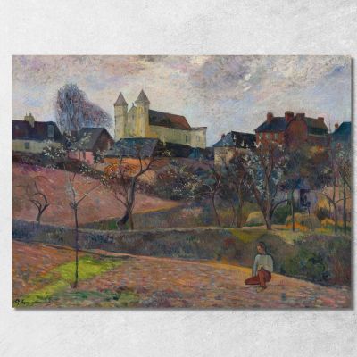 Veduta Di Rouen Paul Gauguin pgg157 quadro stampa su tela