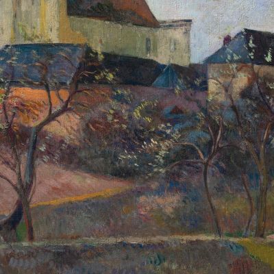 Veduta Di Rouen Paul Gauguin pgg157 quadro stampa su tela