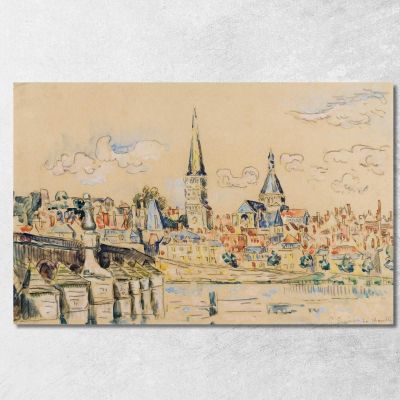 Carità Sur Loire 2 Paul Signac psn38 quadro stampa su tela