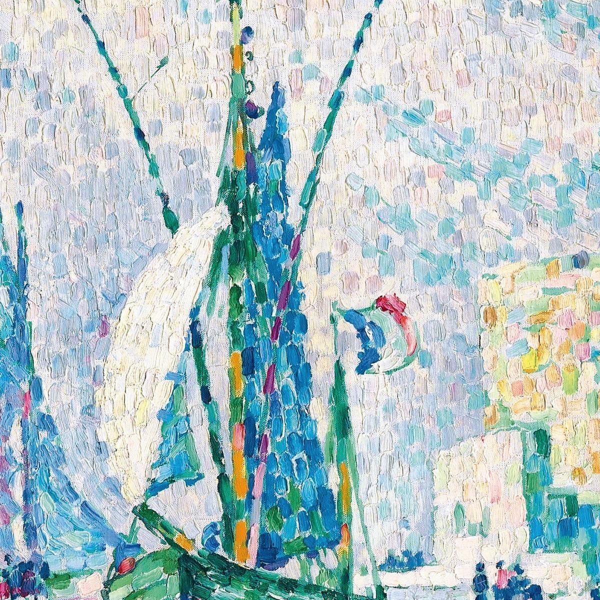 Le Torri Verdi La Rochelle Paul Signac psn60 quadro stampa su tela