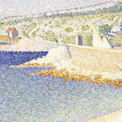 Il Molo Di Cassis Opus 198 1889 Paul Signac psn115 quadro stampa su tela