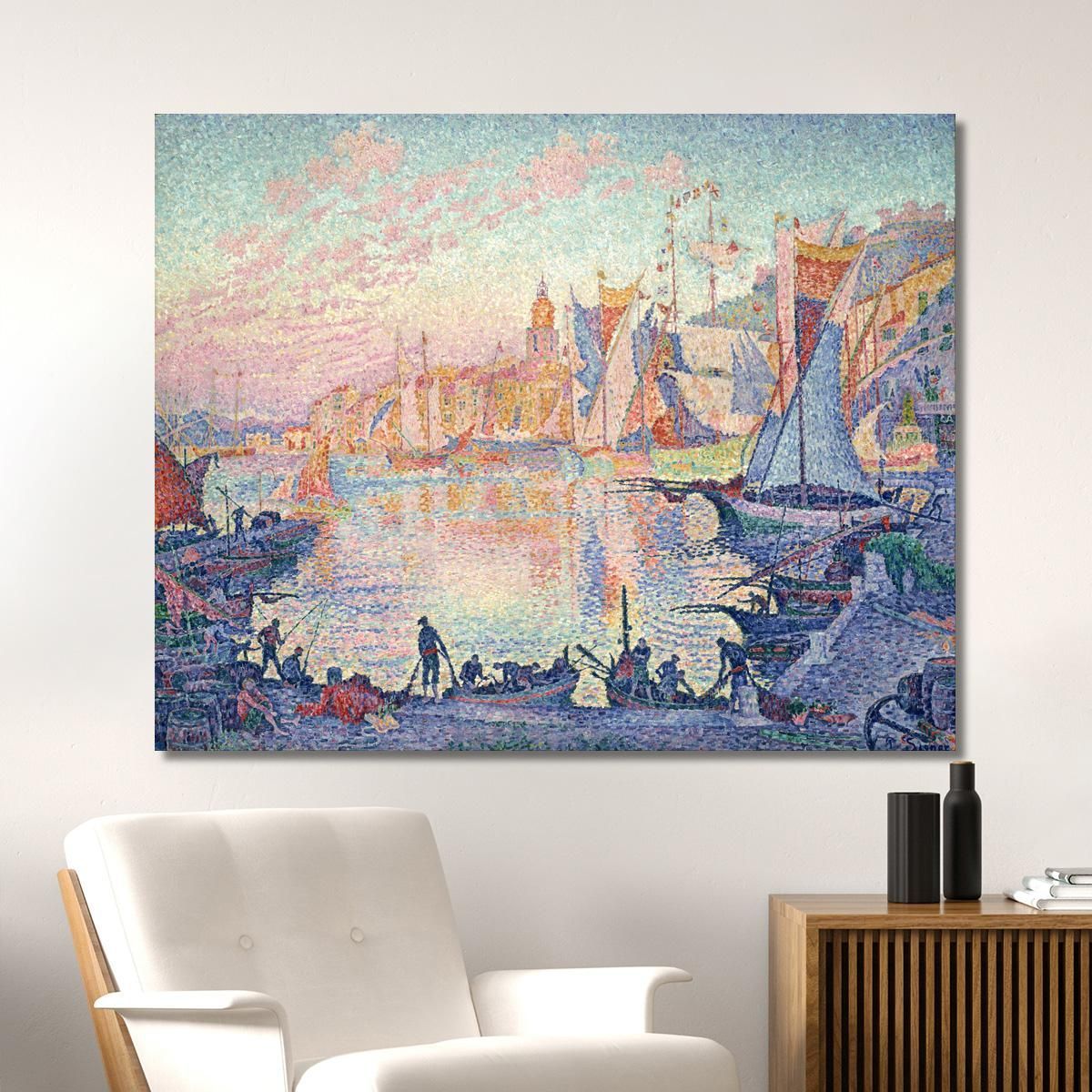 Il Porto Di Saint-Tropez Paul Signac psn117 quadro stampa su tela