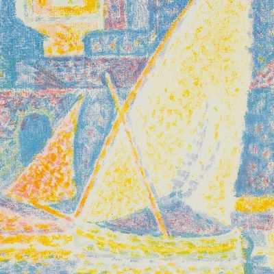 Il Porto Di St. Tropez Paul Signac psn118 quadro stampa su tela