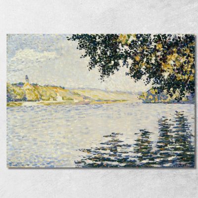 Veduta Della Senna A Herblay Paul Signac psn127 quadro stampa su tela