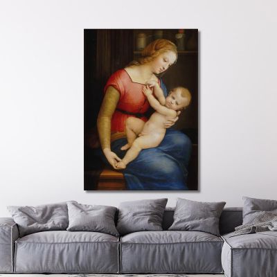 La Madonna Della Casa D'Orleans Raffaello Sanzio rph12 quadro stampa su tela