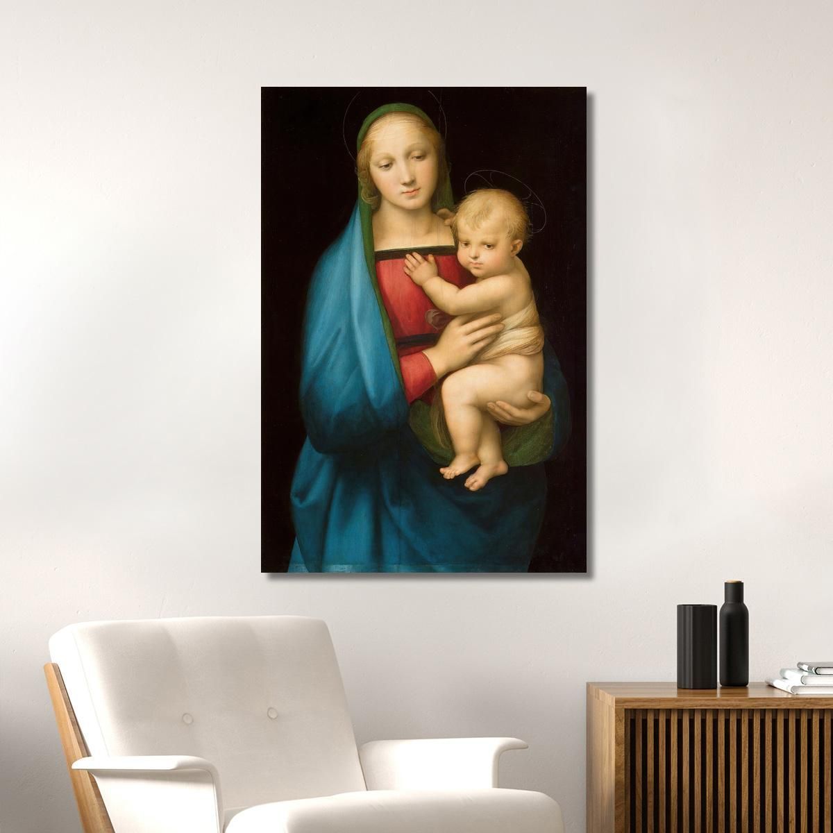 Madonna Del Granduca Raffaello Sanzio rph15 quadro stampa su tela