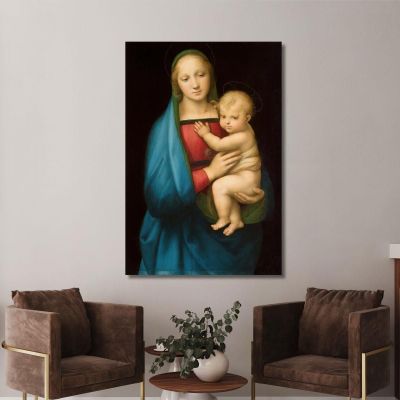 Madonna Del Granduca Raffaello Sanzio rph15 quadro stampa su tela