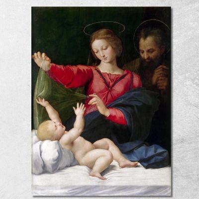 Madonna Di Loreto Raffaello Sanzio rph17 quadro stampa su tela