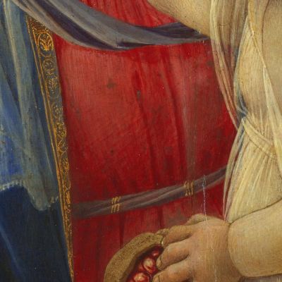 La Vergine Col Bambino E La Melagrana Sandro Botticelli sbt7 quadro stampa su tela