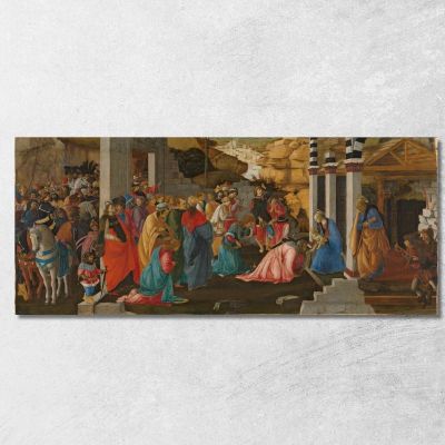 Adorazione Dei Magi Sandro Botticelli sbt9 quadro stampa su tela