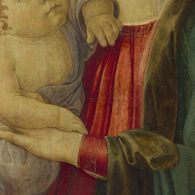 Madonna Col Bambino Sandro Botticelli sbt21 quadro stampa su tela