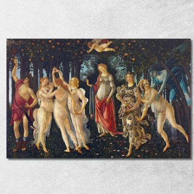 Primavera Sandro Botticelli sbt32 quadro stampa su tela