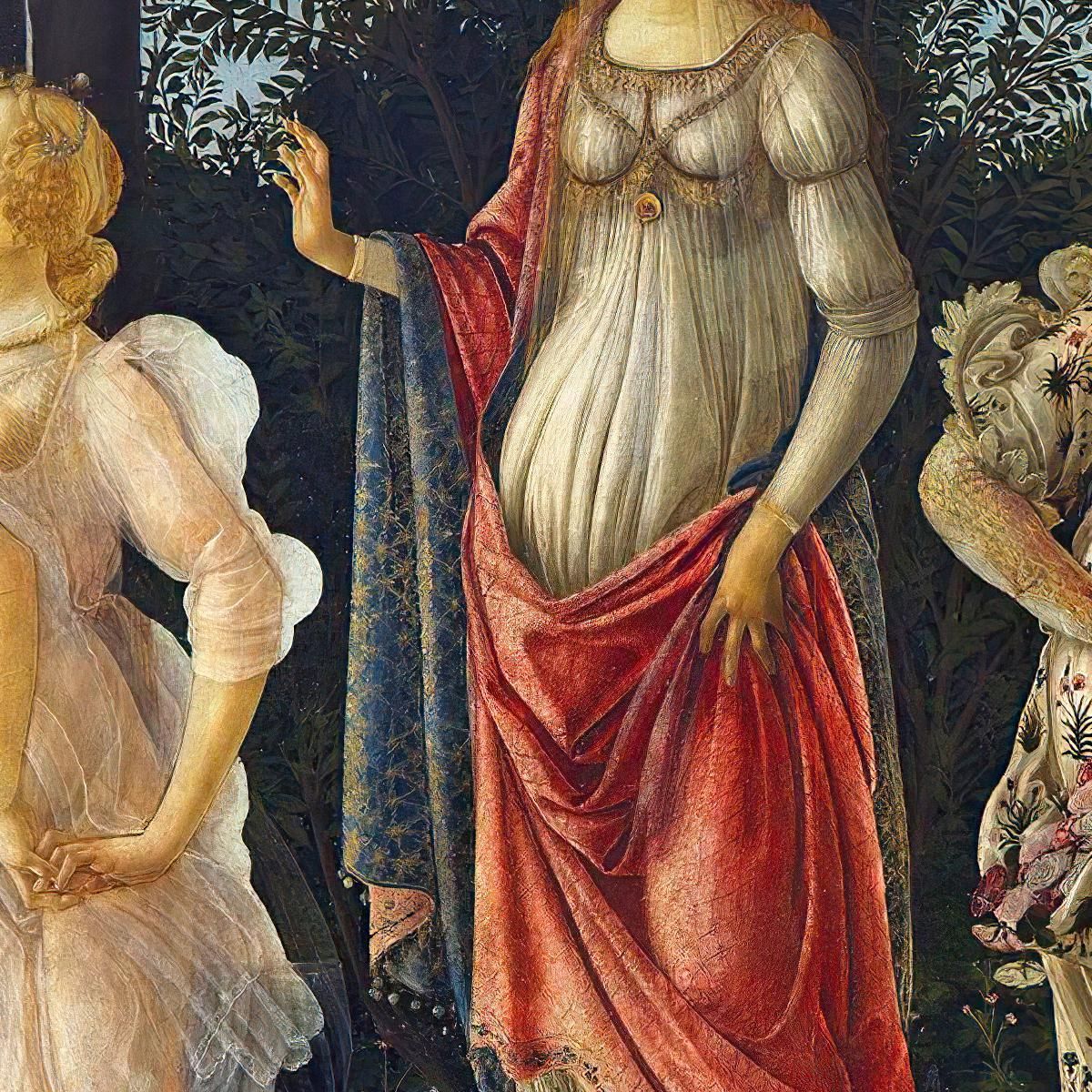 Primavera Sandro Botticelli sbt32 quadro stampa su tela