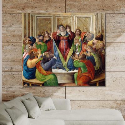 La Discesa Dello Spirito Santo Sandro Botticelli sbt38 quadro stampa su tela